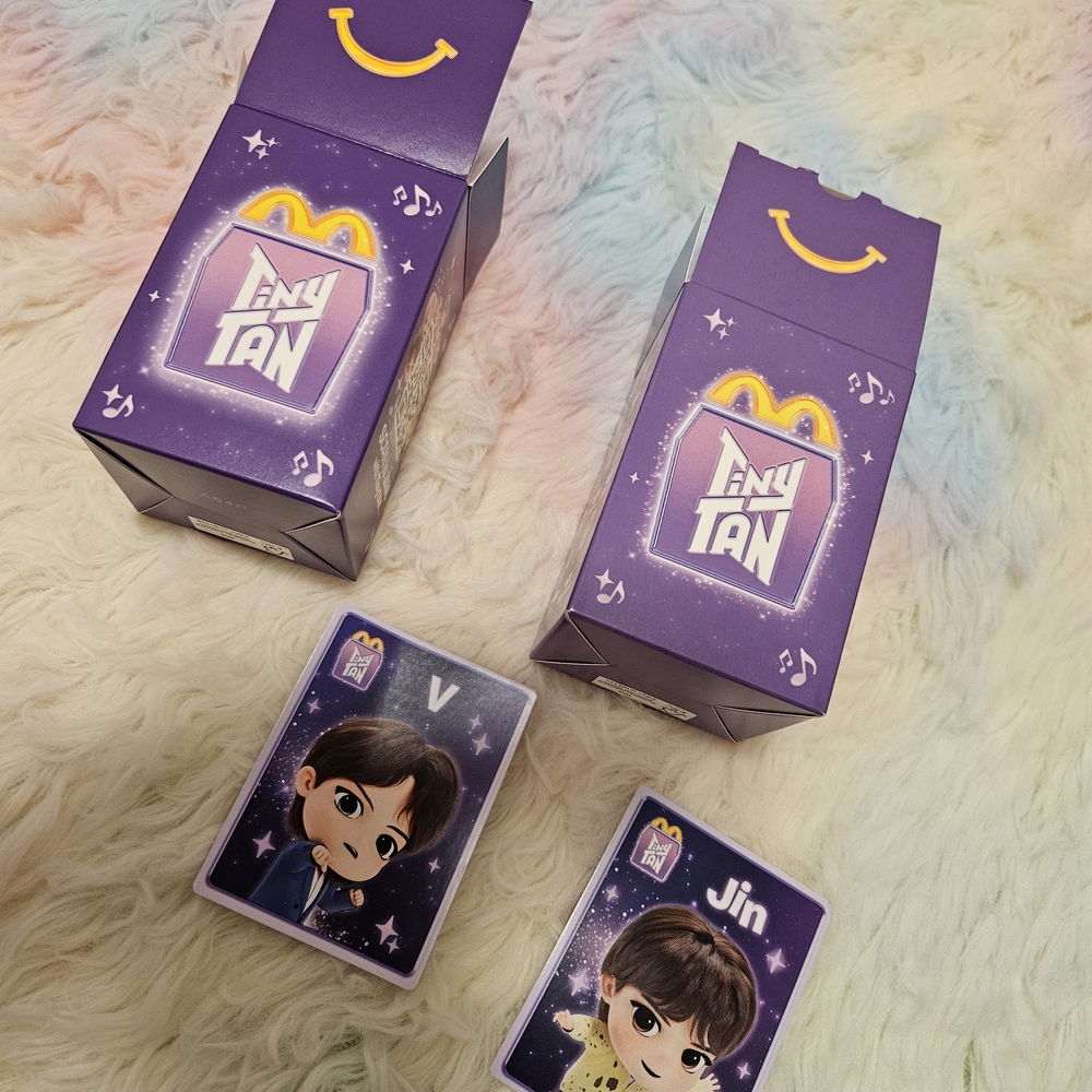 Set Of 2 Mcdonalds Toys, Tiny Tan